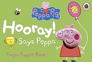 Hooray! Says Peppa Finger Pup